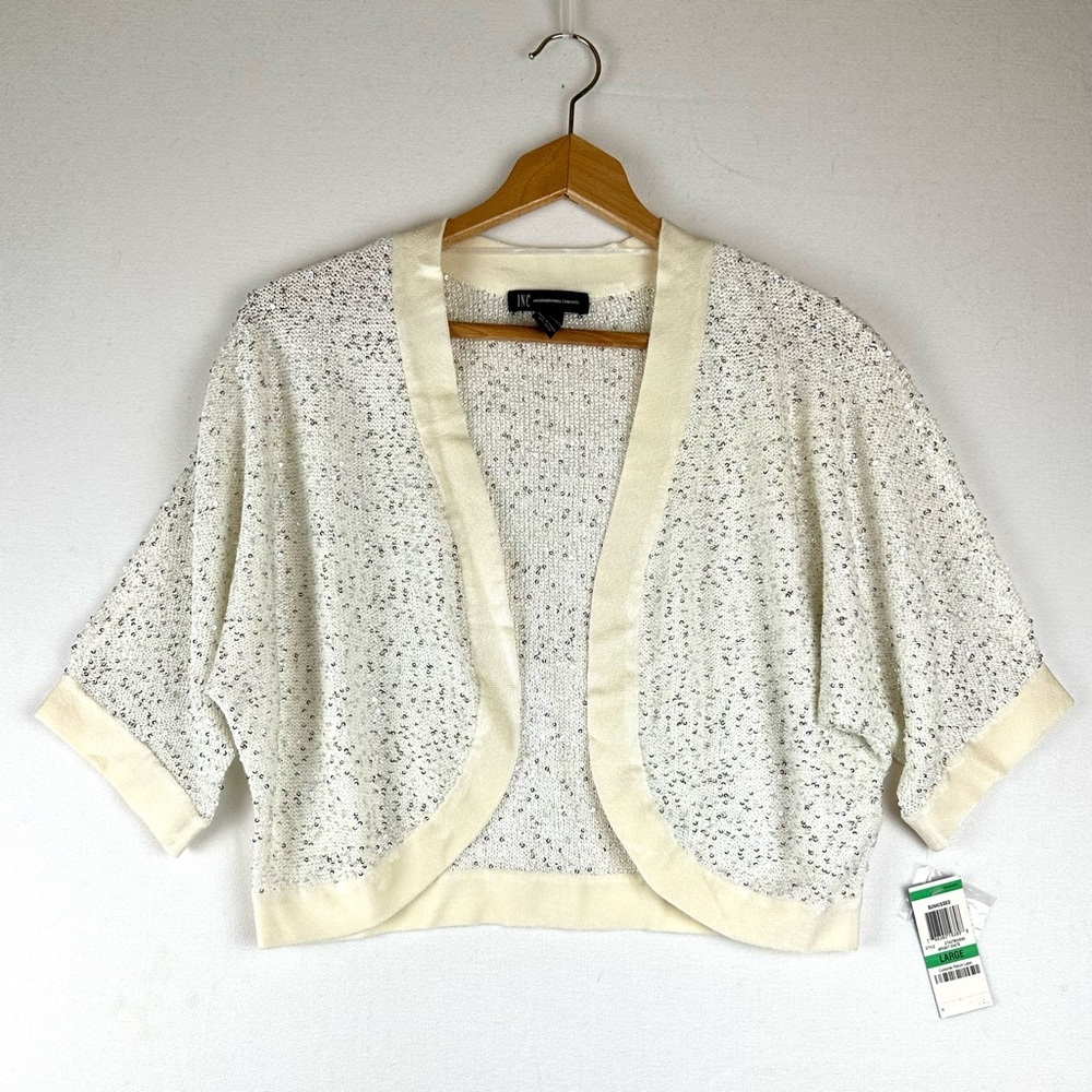 Inc‎ International Concept Sequin Shrug Cardigan NWT